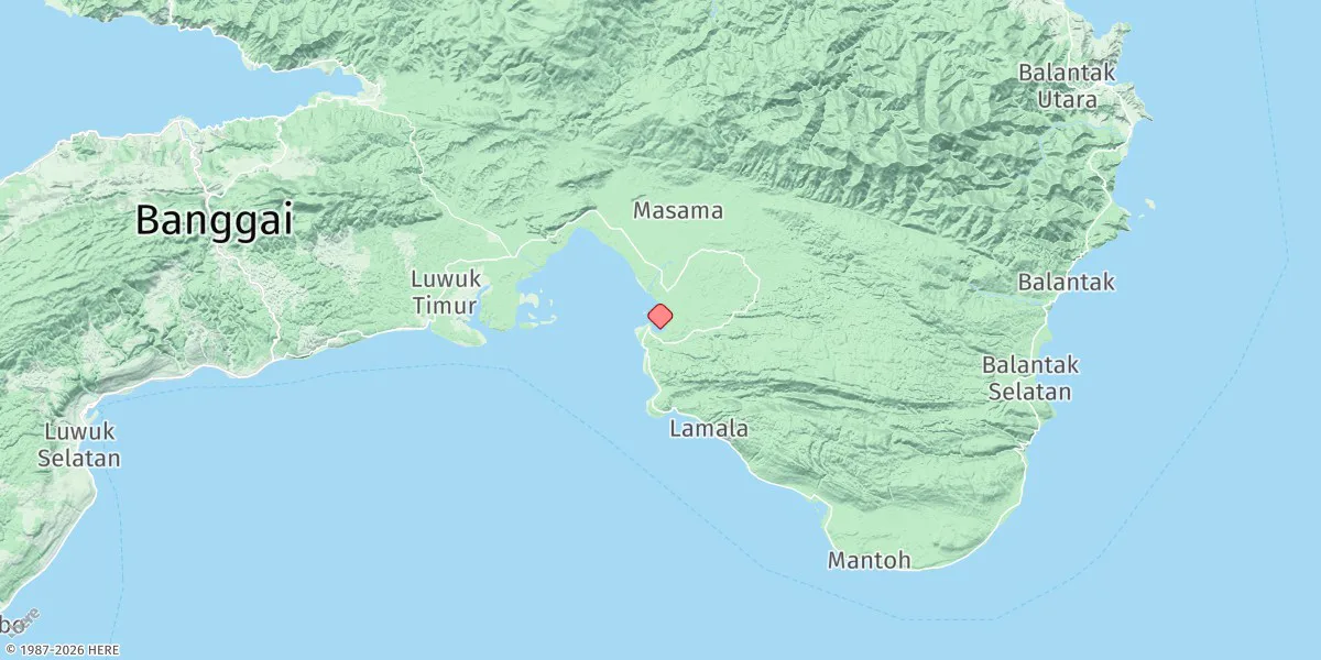 Map preview for Teluk Lamala