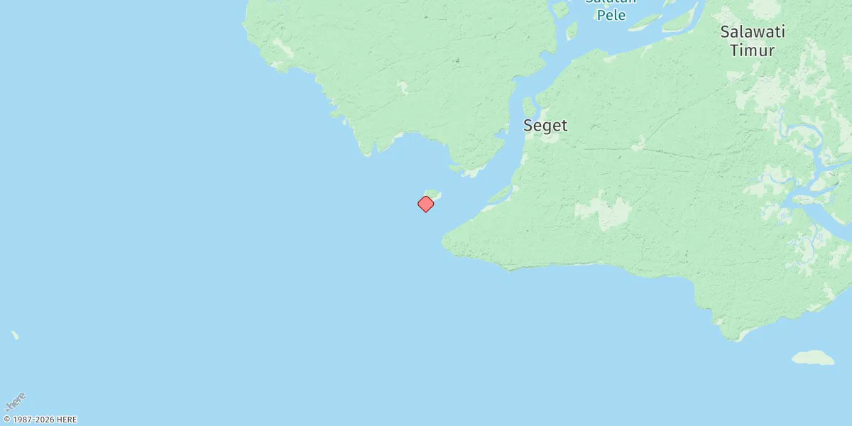 Map preview for Pulau Peli