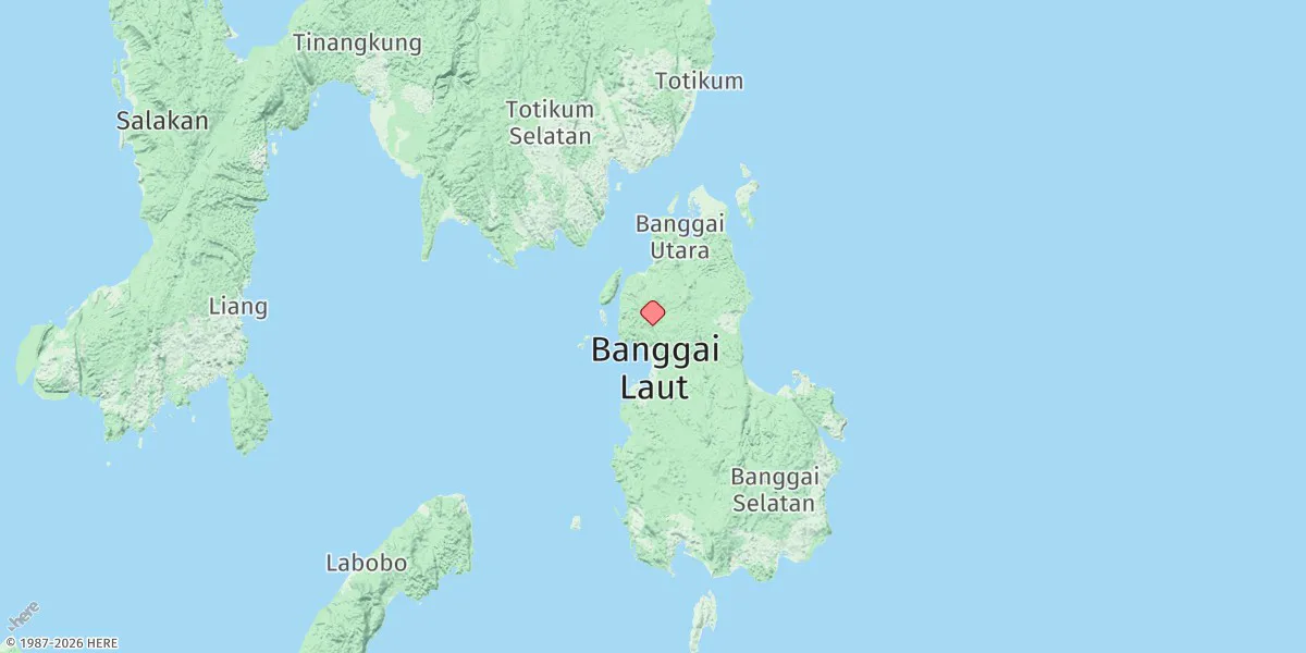 Map preview for Banggai