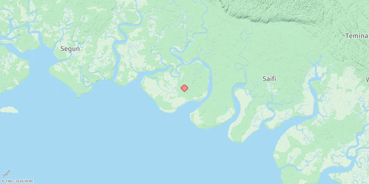 Map preview for Sungai Karabra