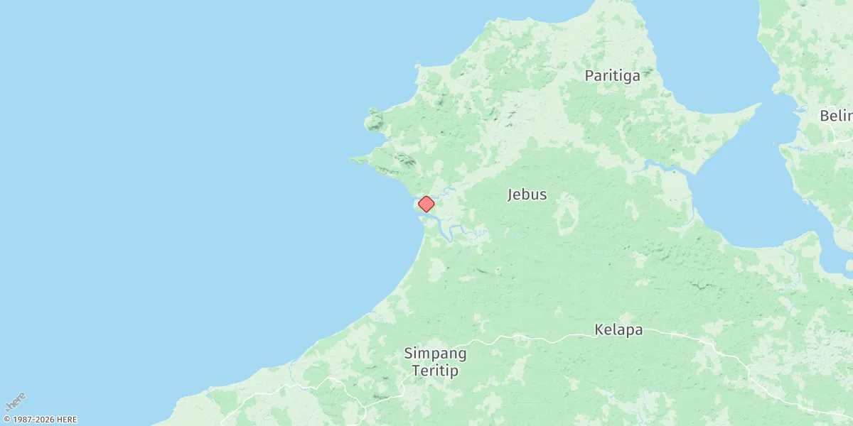 Map preview for Teluk Bulu