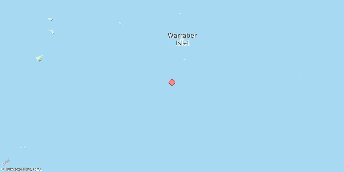 Map preview for Kirkcaldie Reef