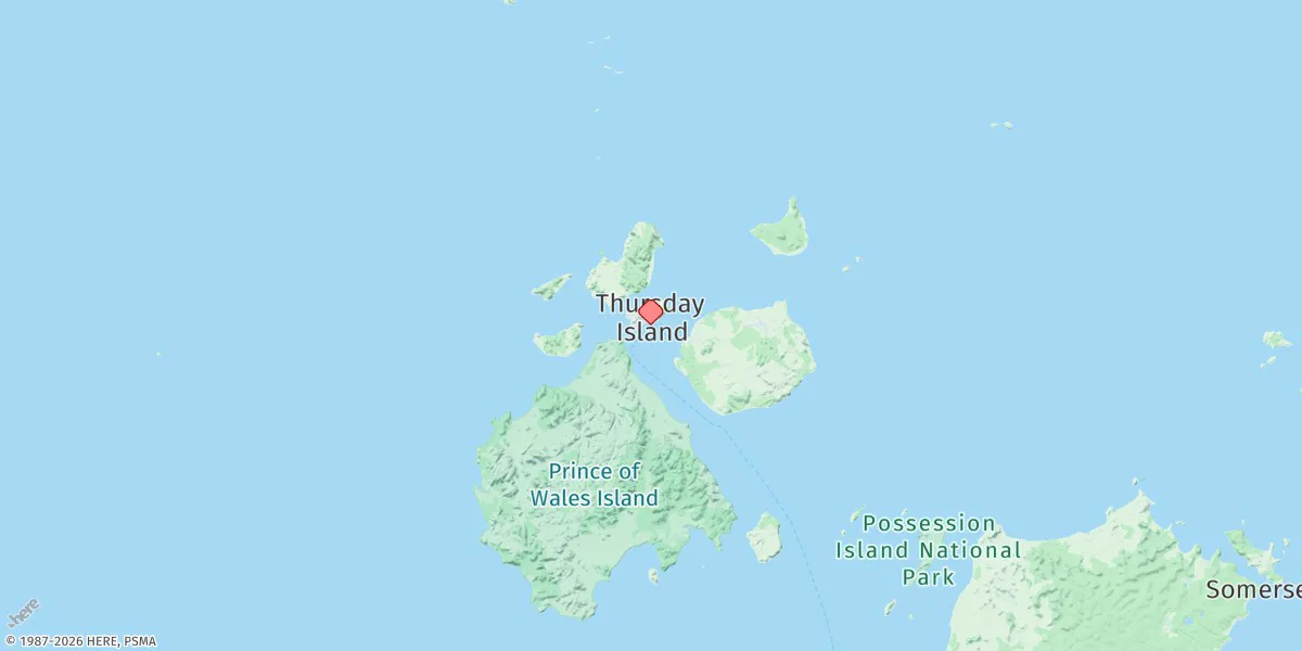Map preview for Thursday Island