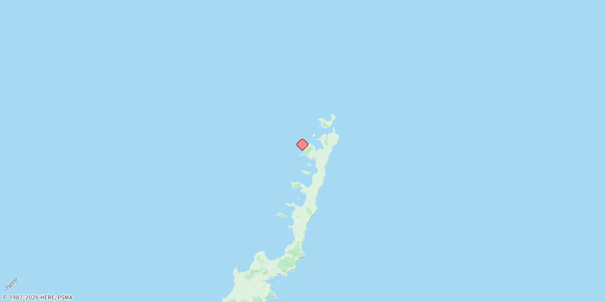 Map preview for Two Island Bay