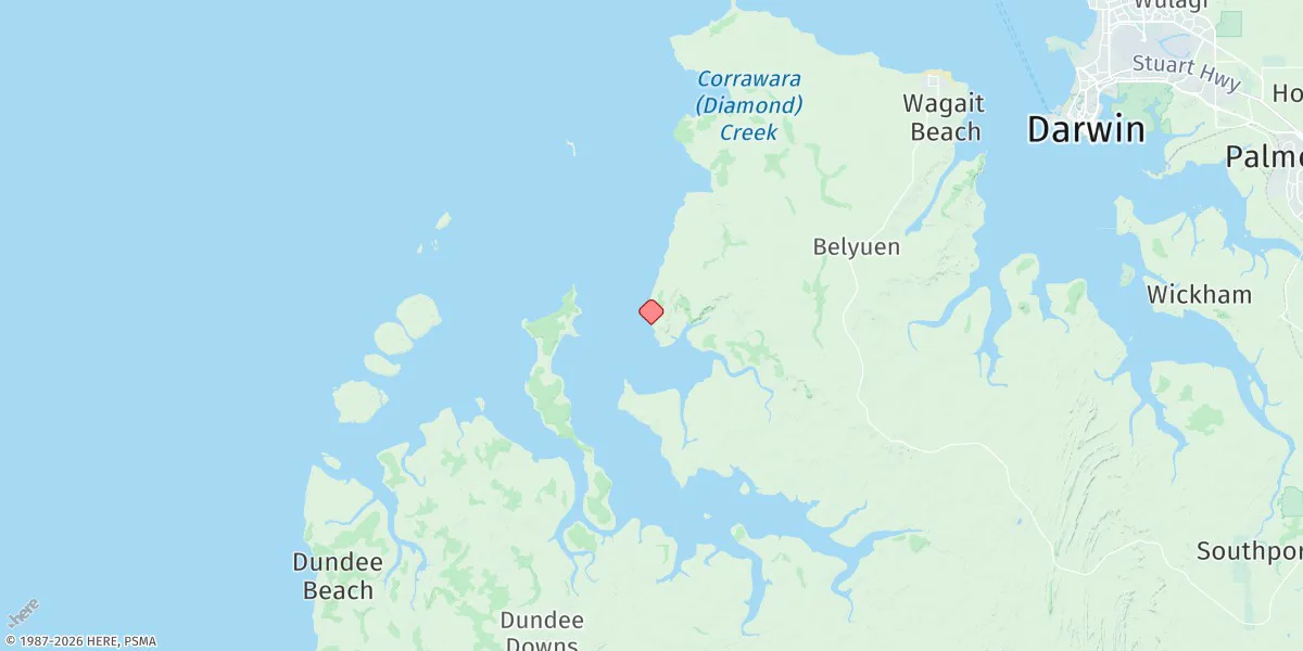 Map preview for Burge Point