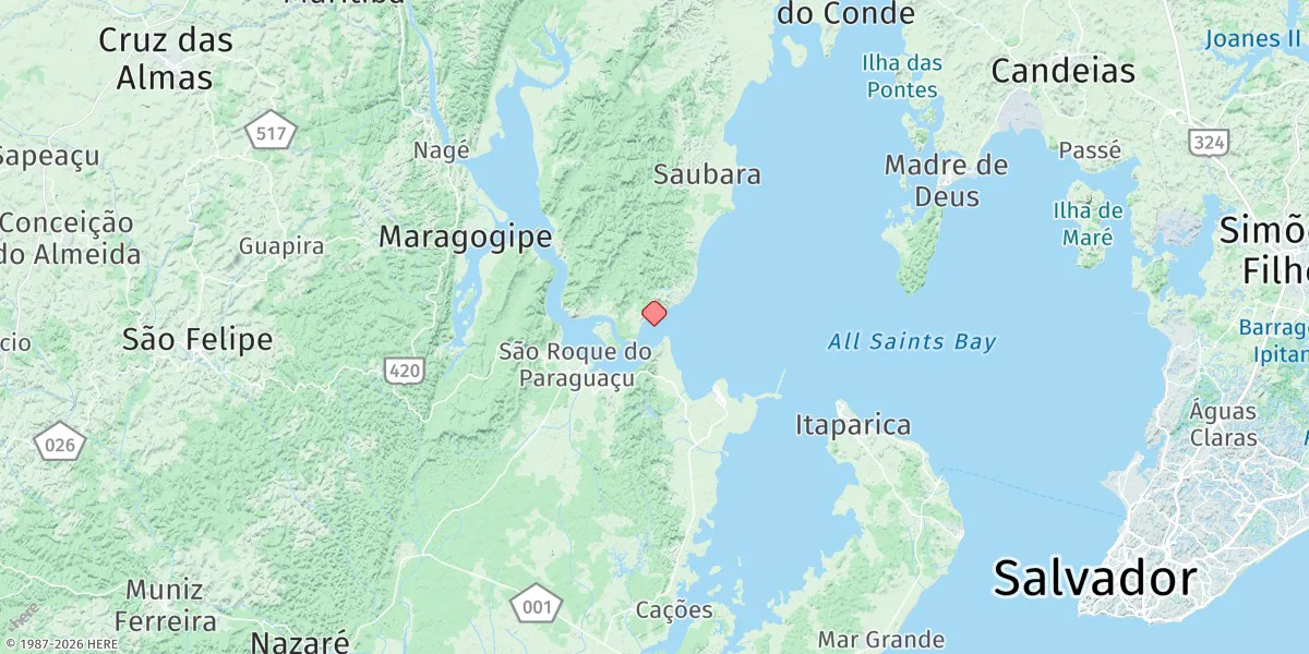 Map preview for Ponta Do Alambique