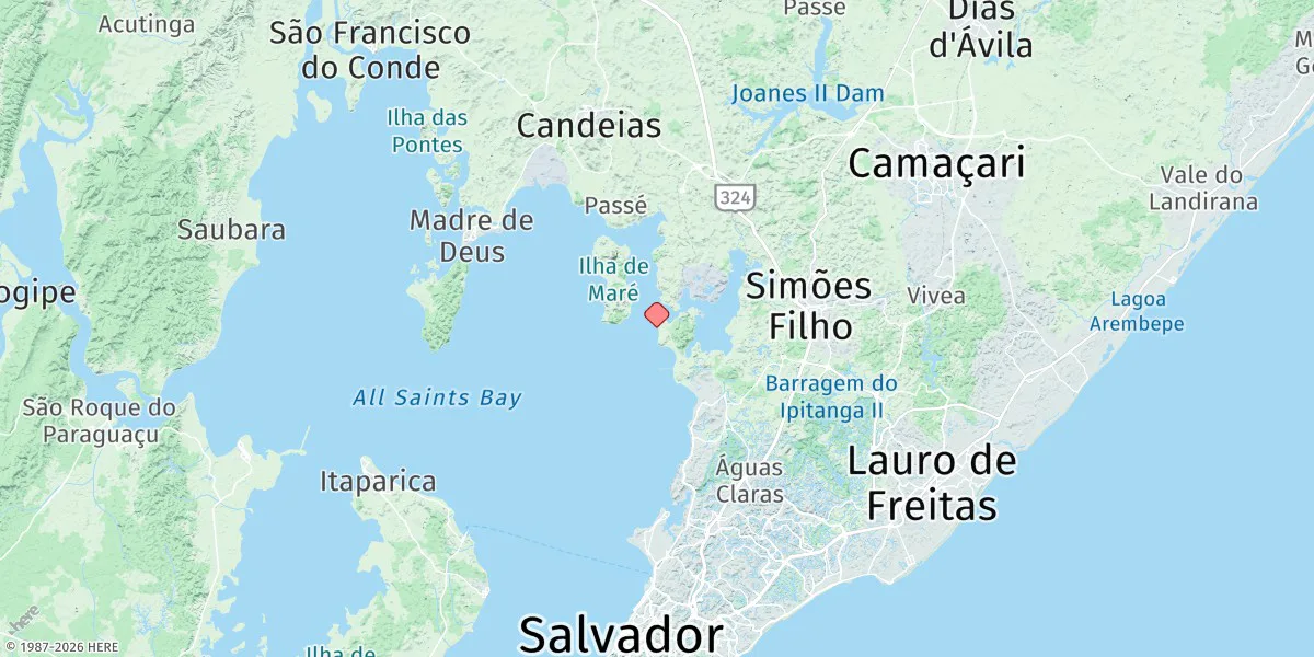Map preview for Porto De Aratu