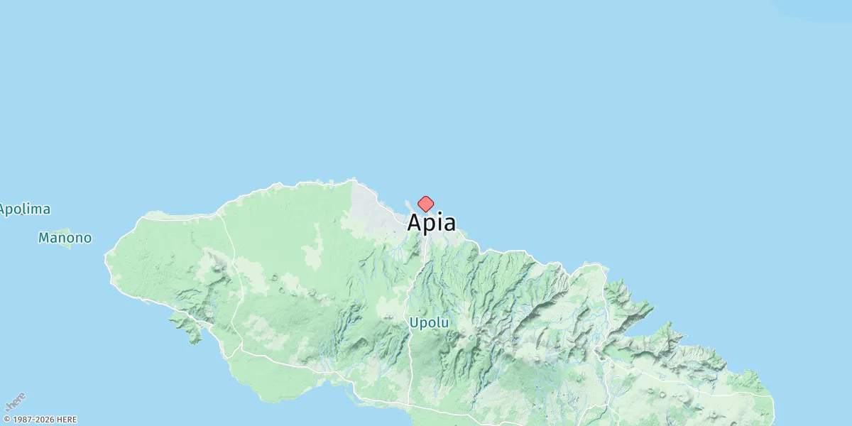 Map preview for Apia