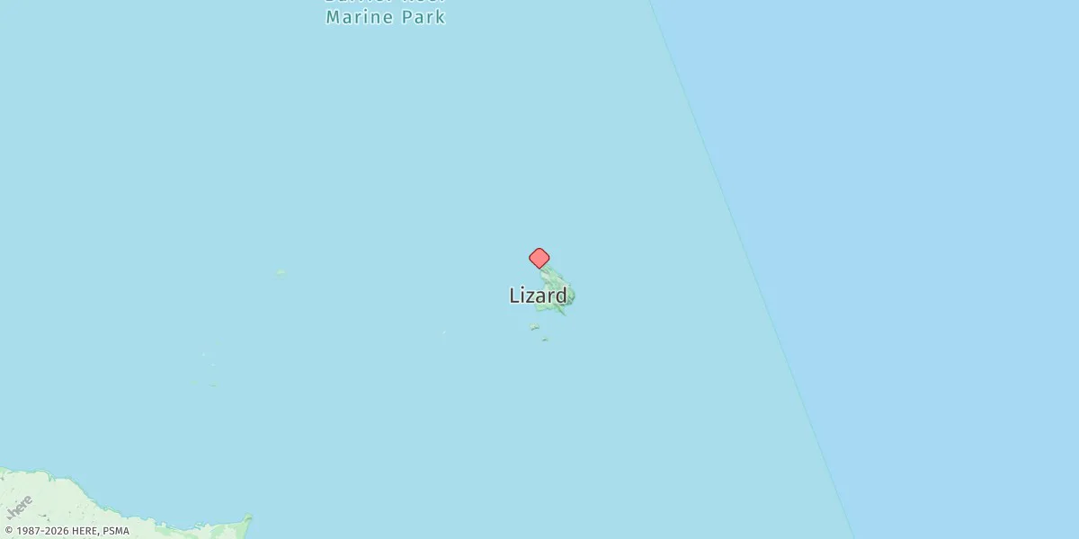 Map preview for Lizard Island (QLD)