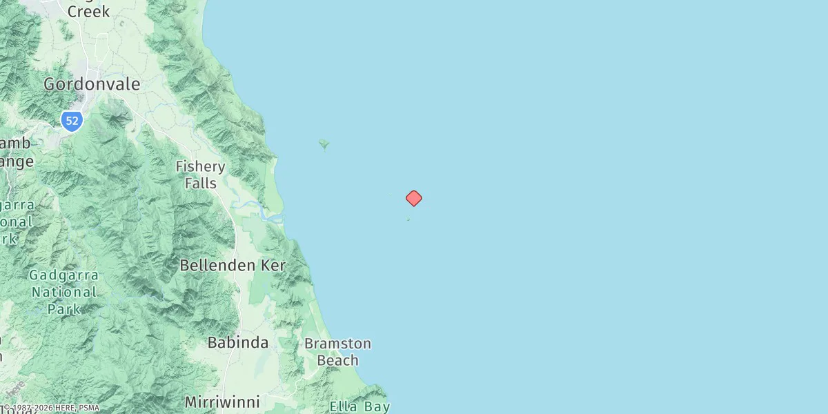 Map preview for Russell Island