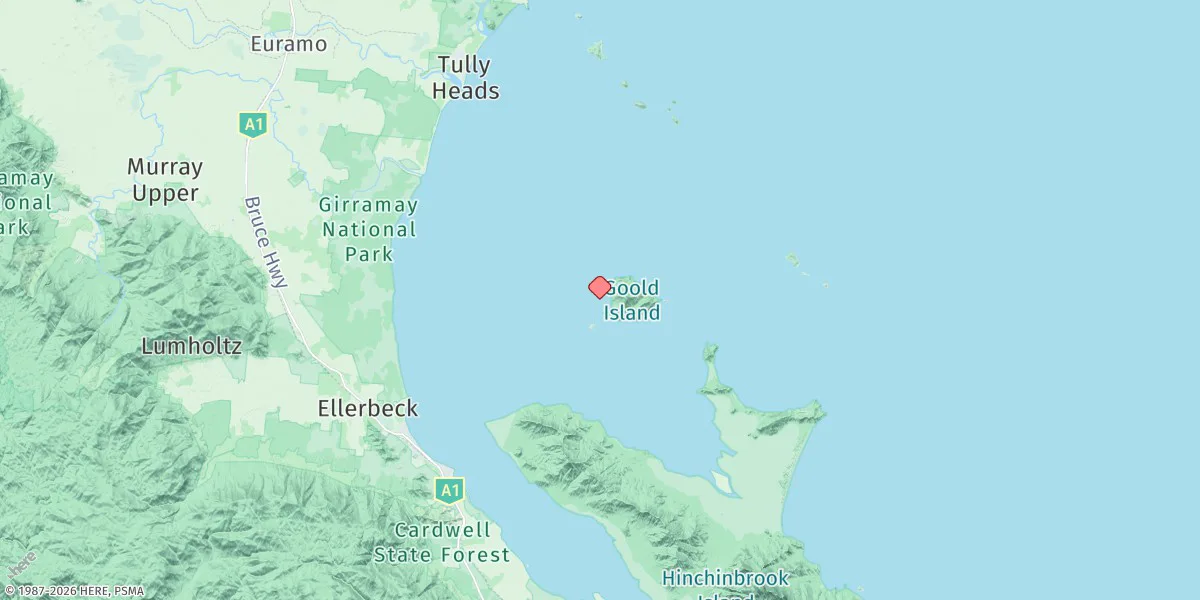 Map preview for Goold Island