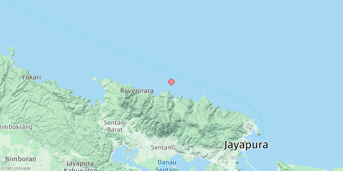 Map preview for Jayapura