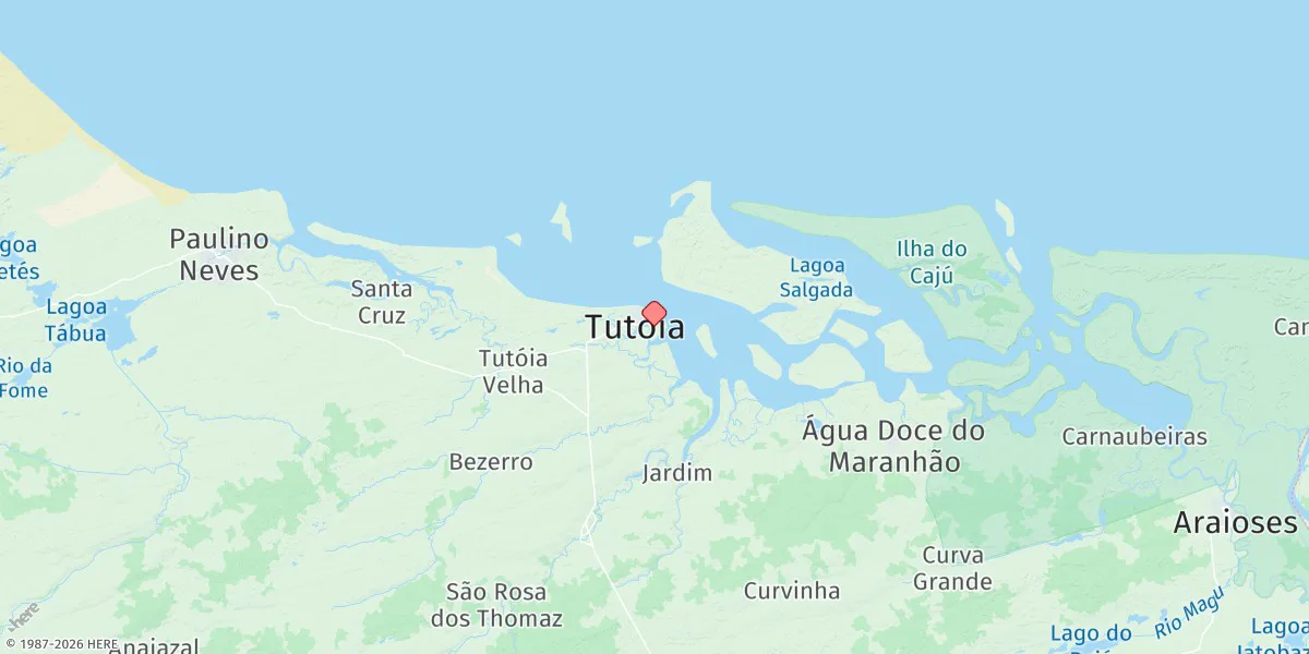 Map preview for Tutoia