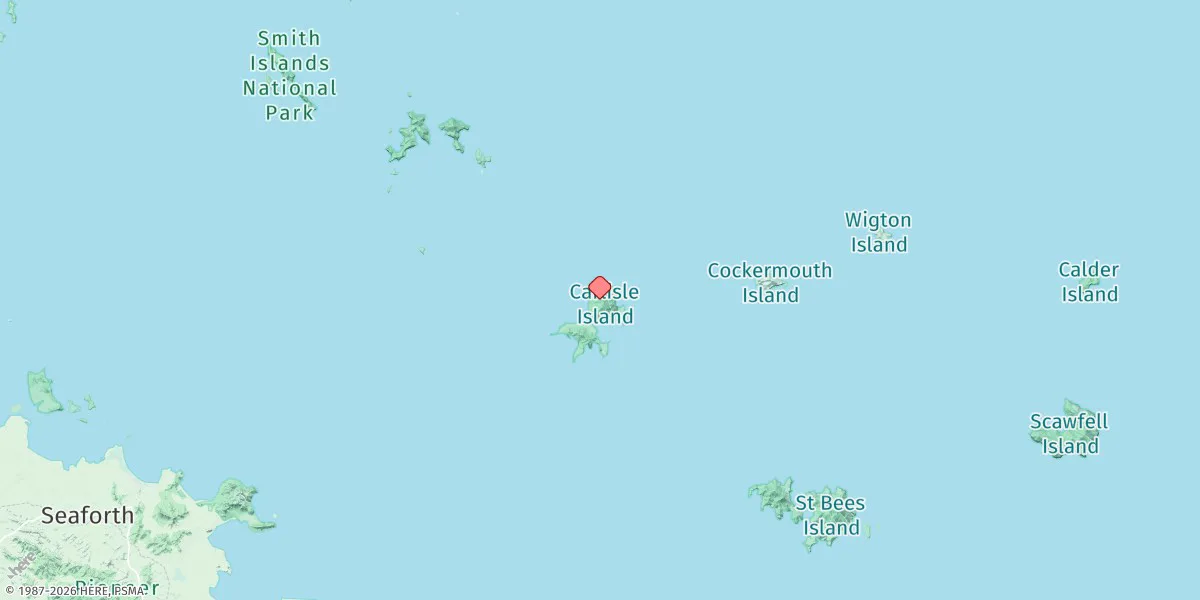 Map preview for Carlisle Island (Off)