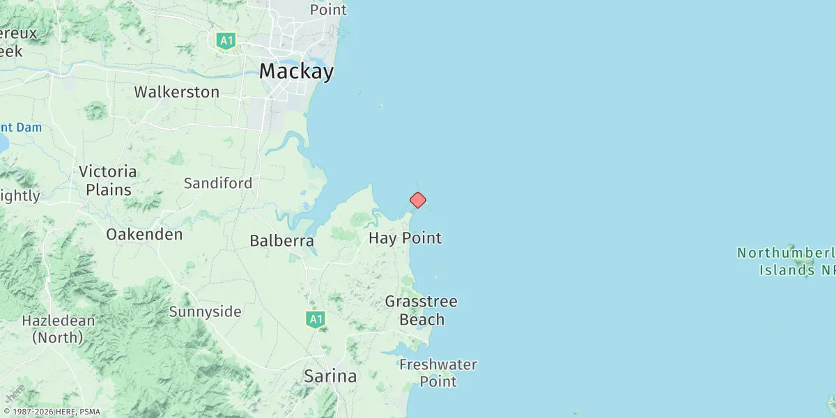 Map preview for Hay Point