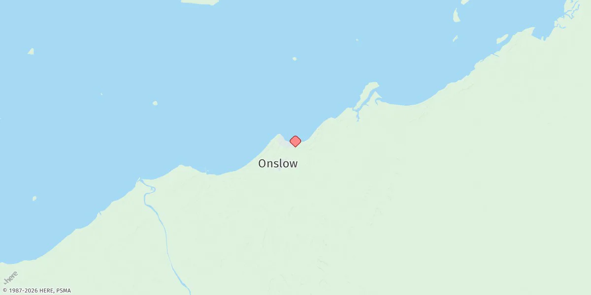 Map preview for Onslow (Beadon Creek)