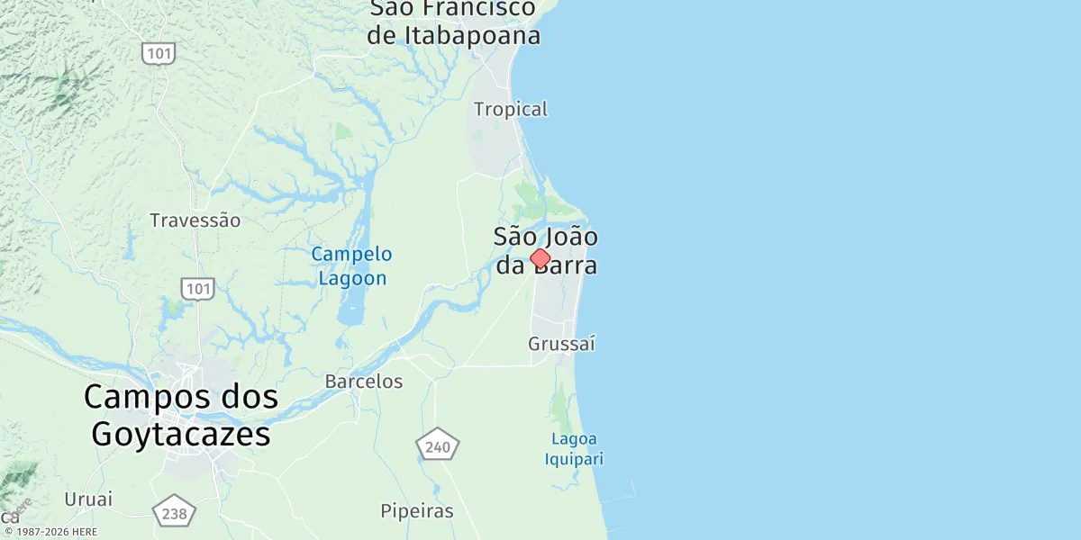 Map preview for Atafona