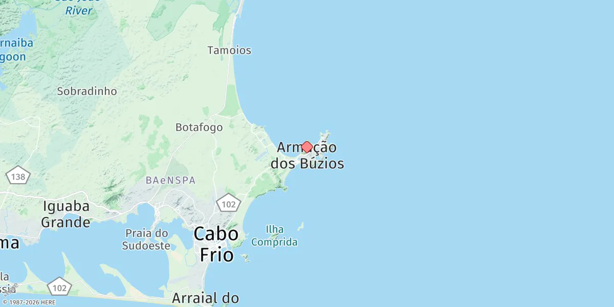 Map preview for Porto Buzios