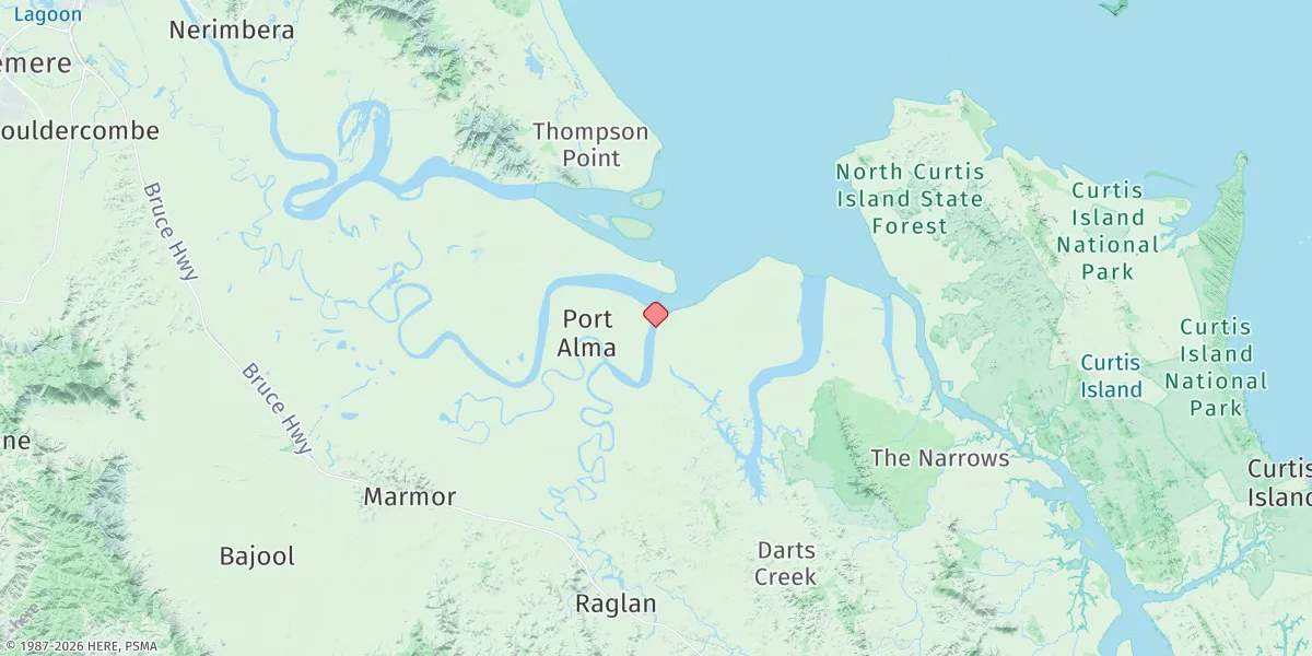 Map preview for Port Alma