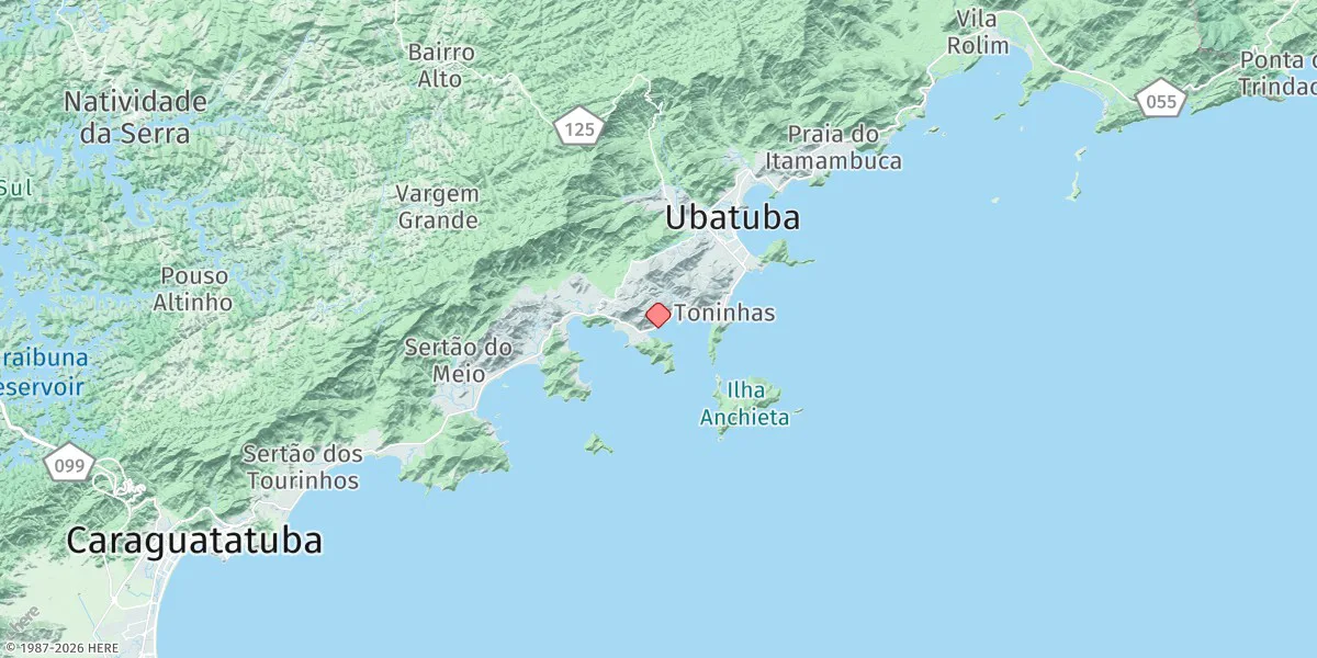 Map preview for Ubatuba