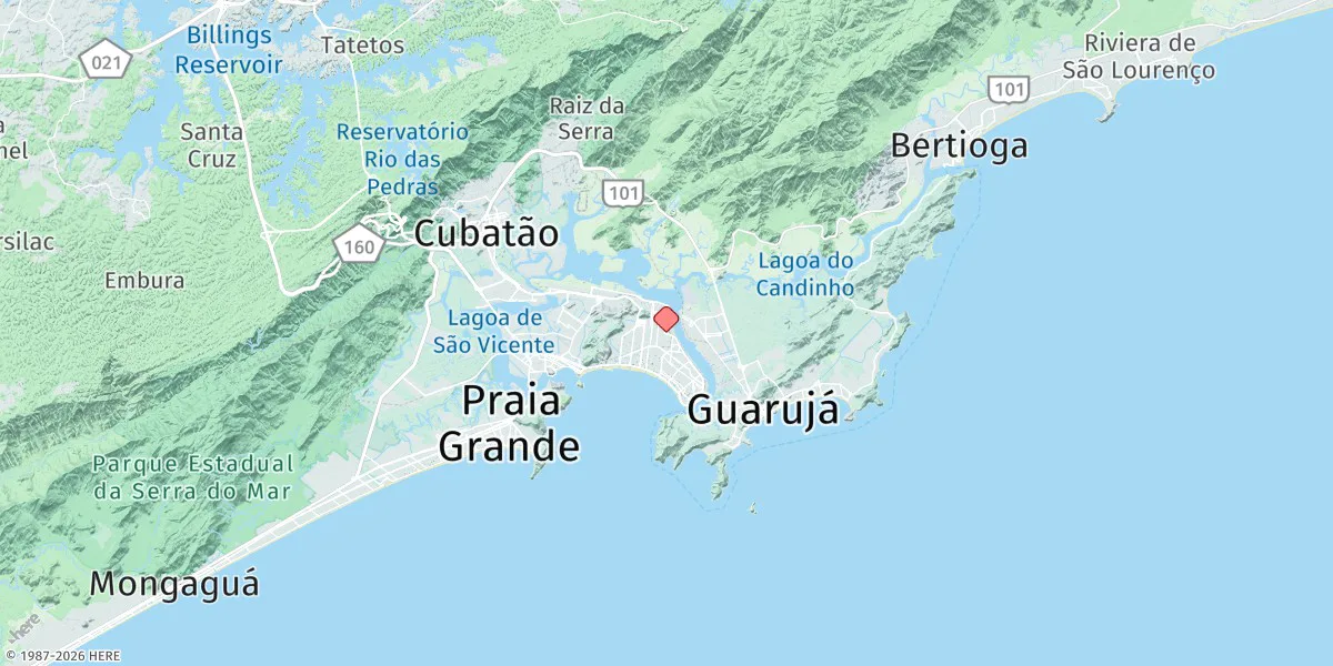 Map preview for Santos