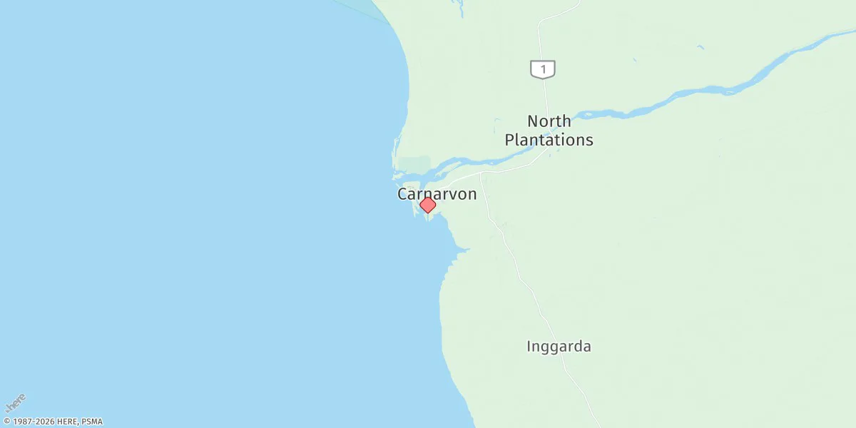 Map preview for Carnarvon