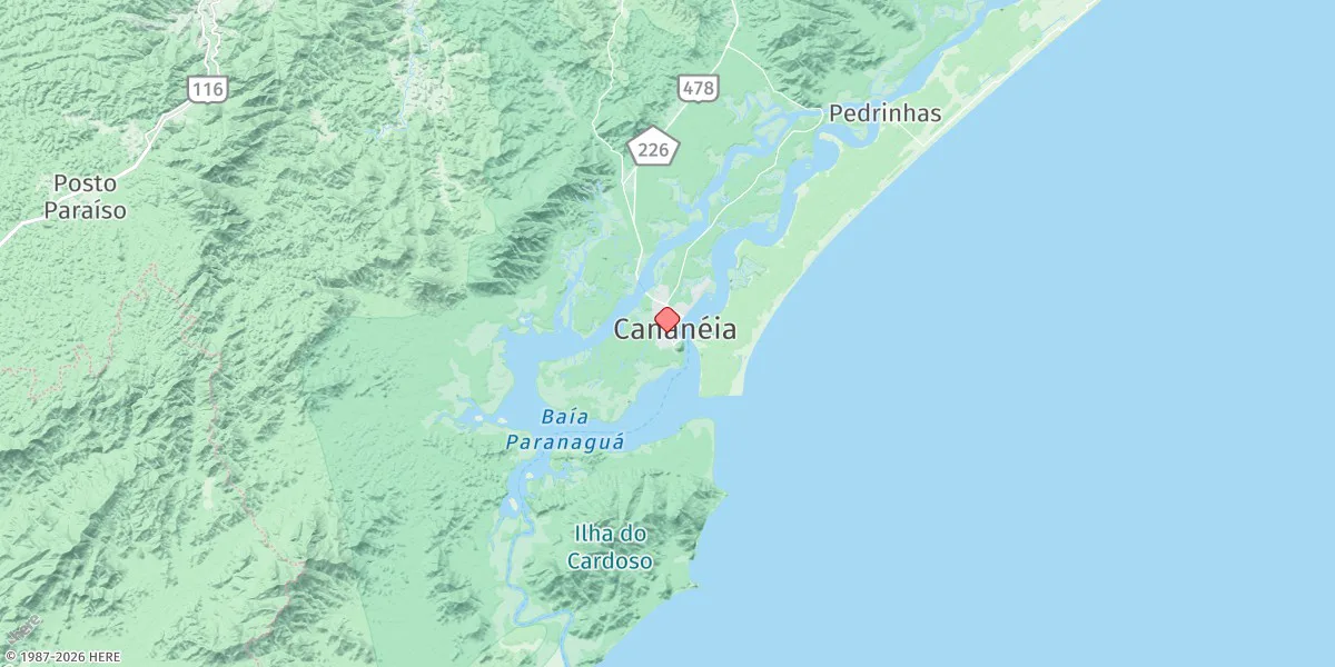 Map preview for Cananeia-b