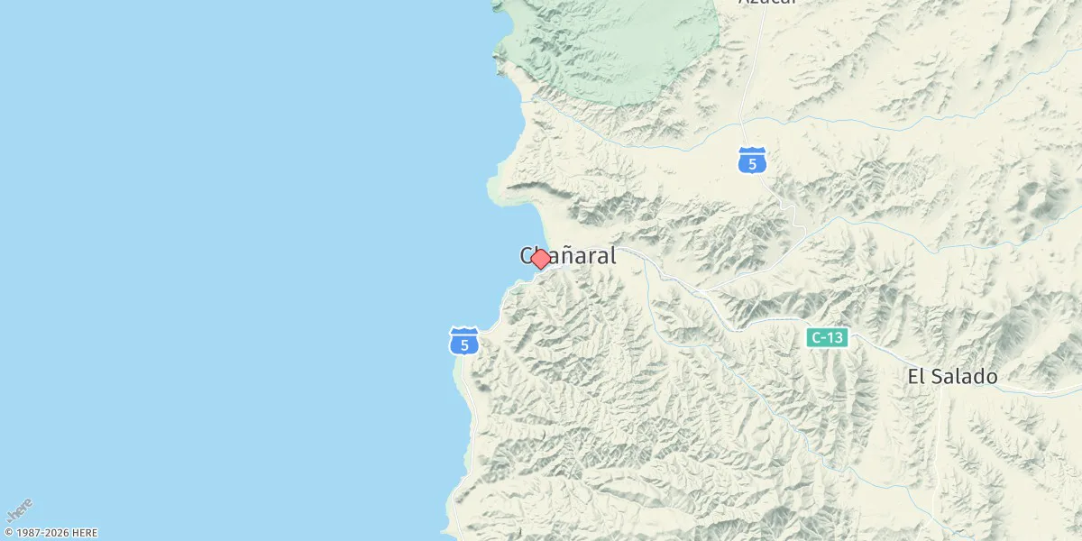 Map preview for Chanaral De Las Animas