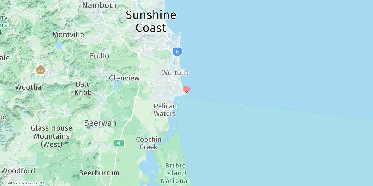 Map preview for Caloundra Head