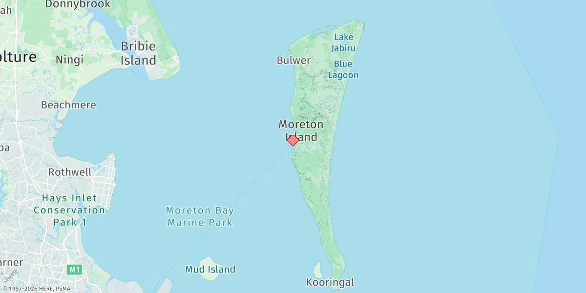 Map preview for Tangalooma Point