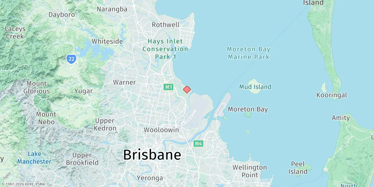 Map preview for Serpentine Creek