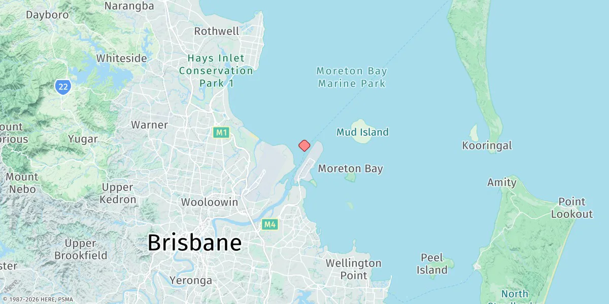 Map preview for Brisbane Bar