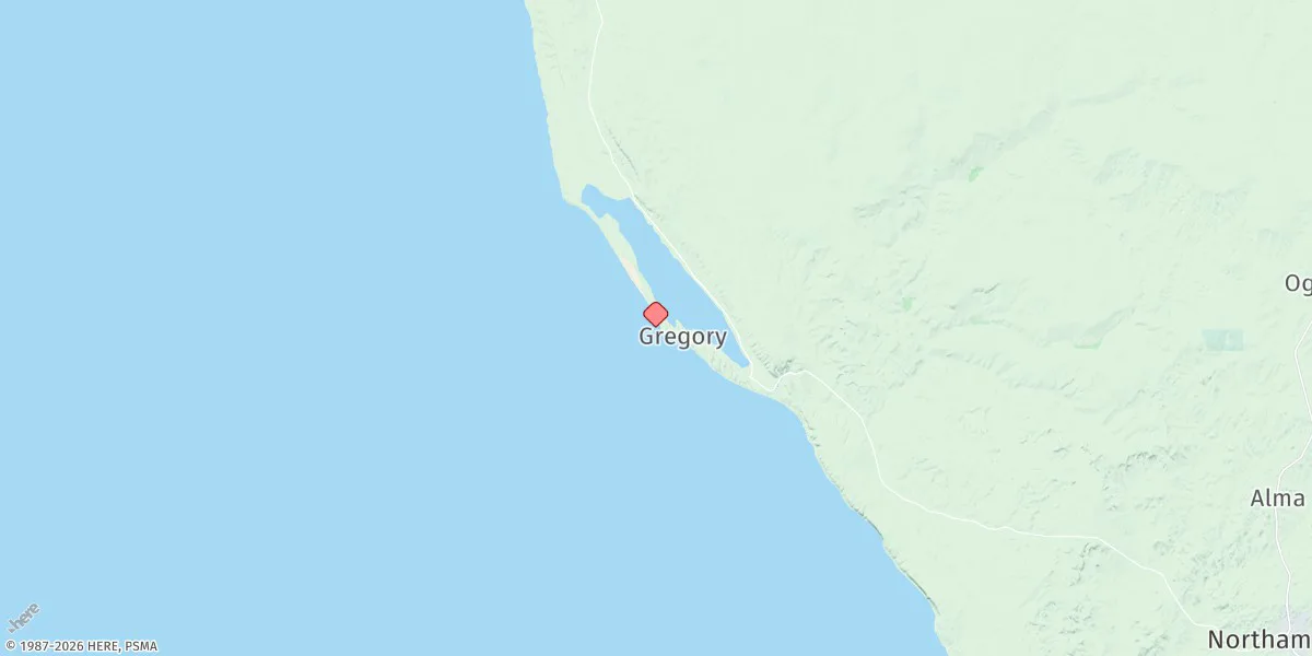 Map preview for Port Gregory