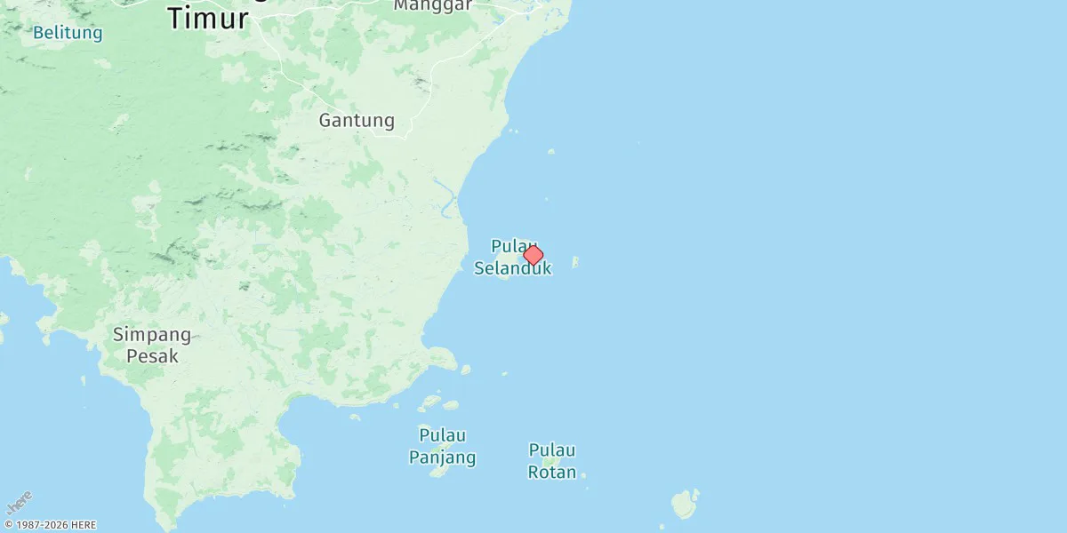 Map preview for Pulau Selandu (Near)