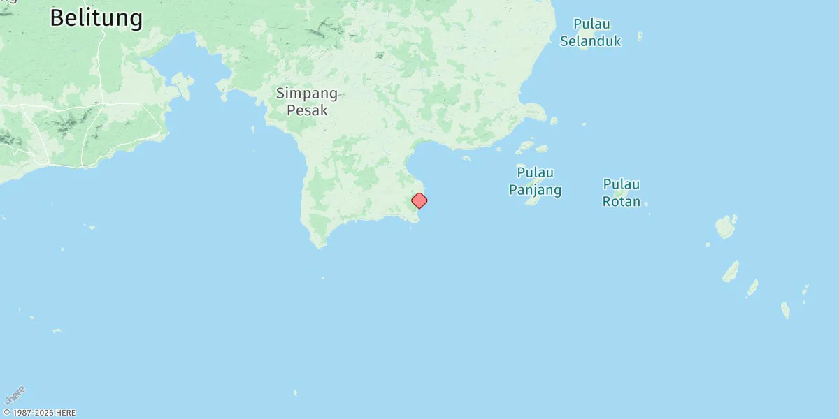 Map preview for Tanjung Batuhitam