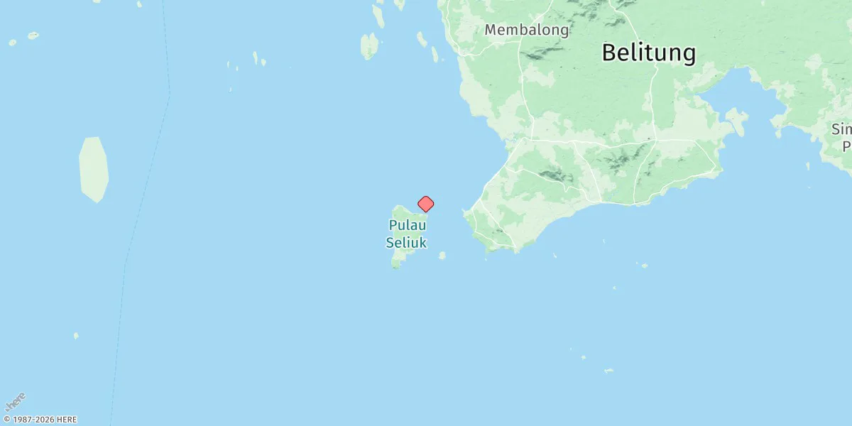 Map preview for Pulau Seliu