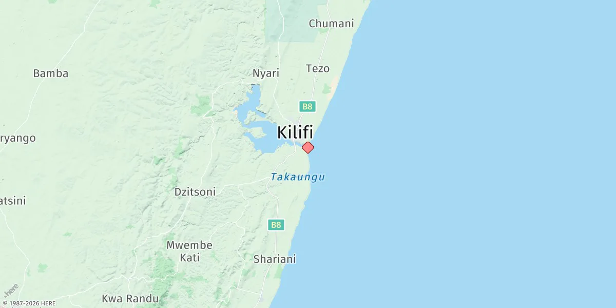 Map preview for Kilifi