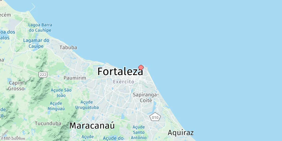 Map preview for Fortaleza (Porto De Mucuripe)