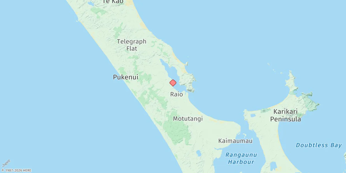 Map preview for Pukenui Wharf