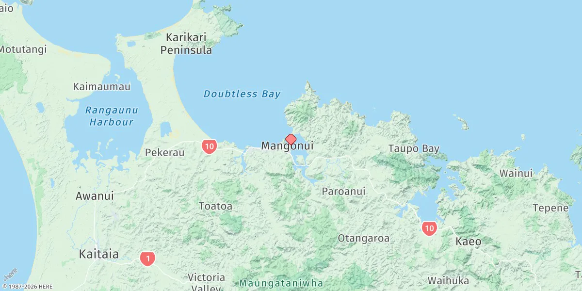 Map preview for Mangonui