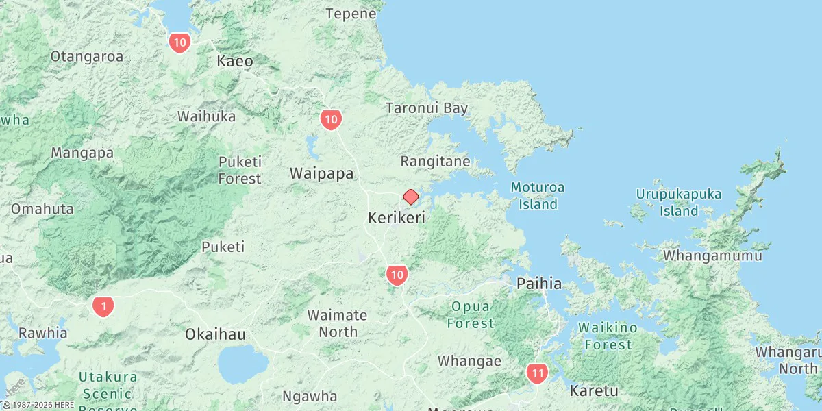 Map preview for Kerikeri