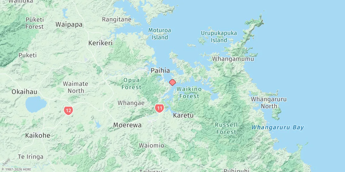 Map preview for Opua