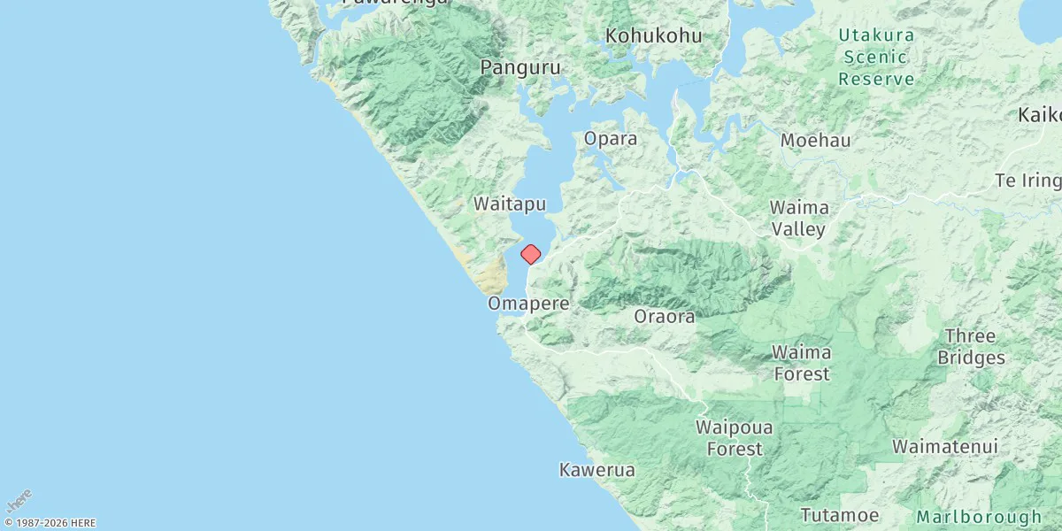 Map preview for Opononi