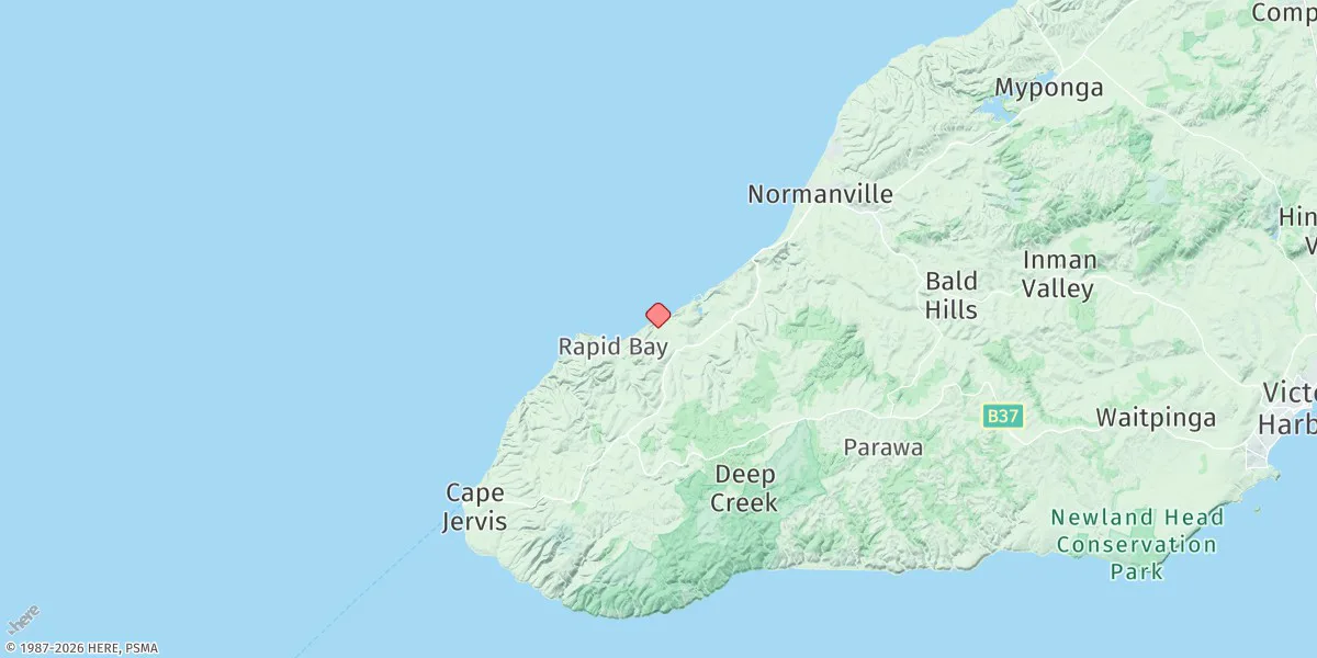 Map preview for Second Valley