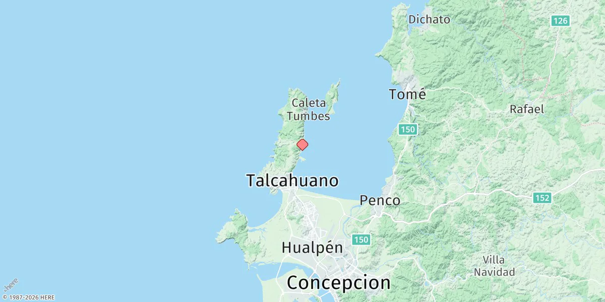 Map preview for Talcahuano