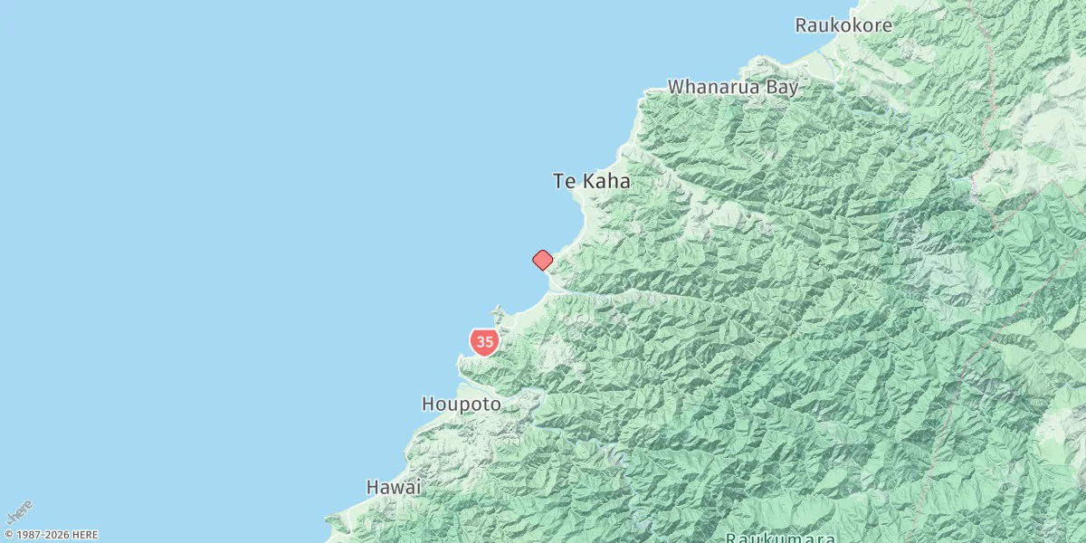 Map preview for Omaio Bay - Motunui Island