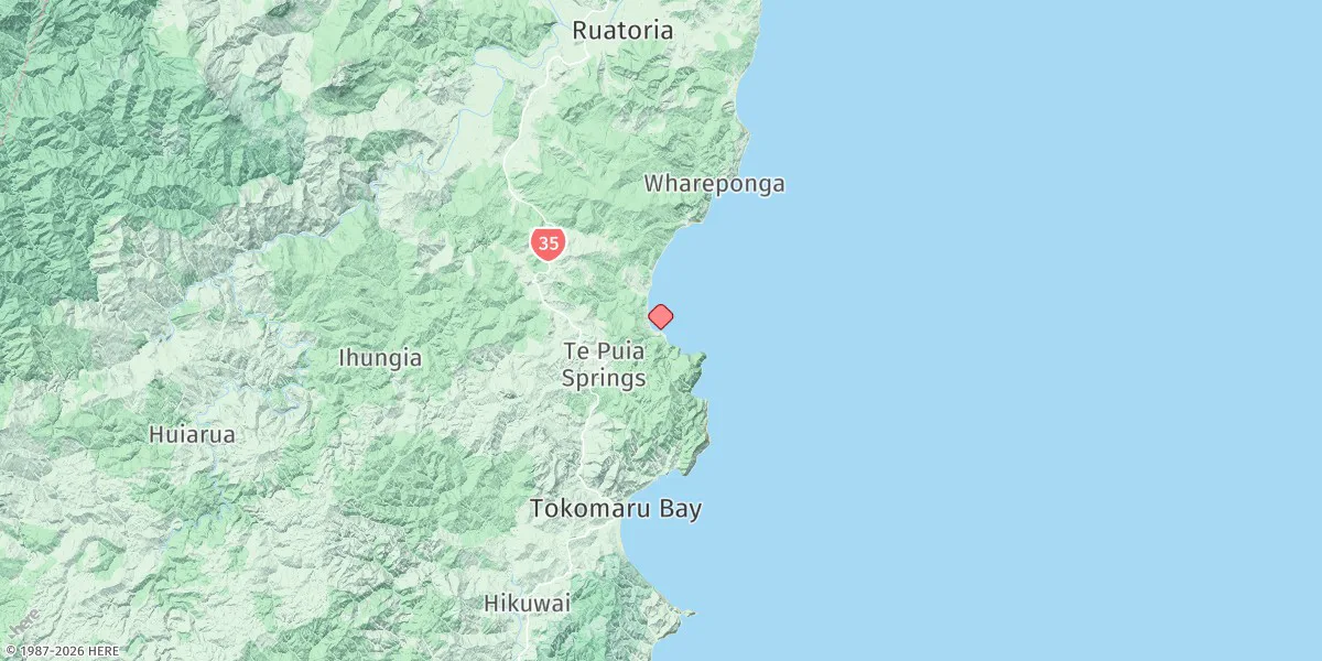 Map preview for Waipiro Bay
