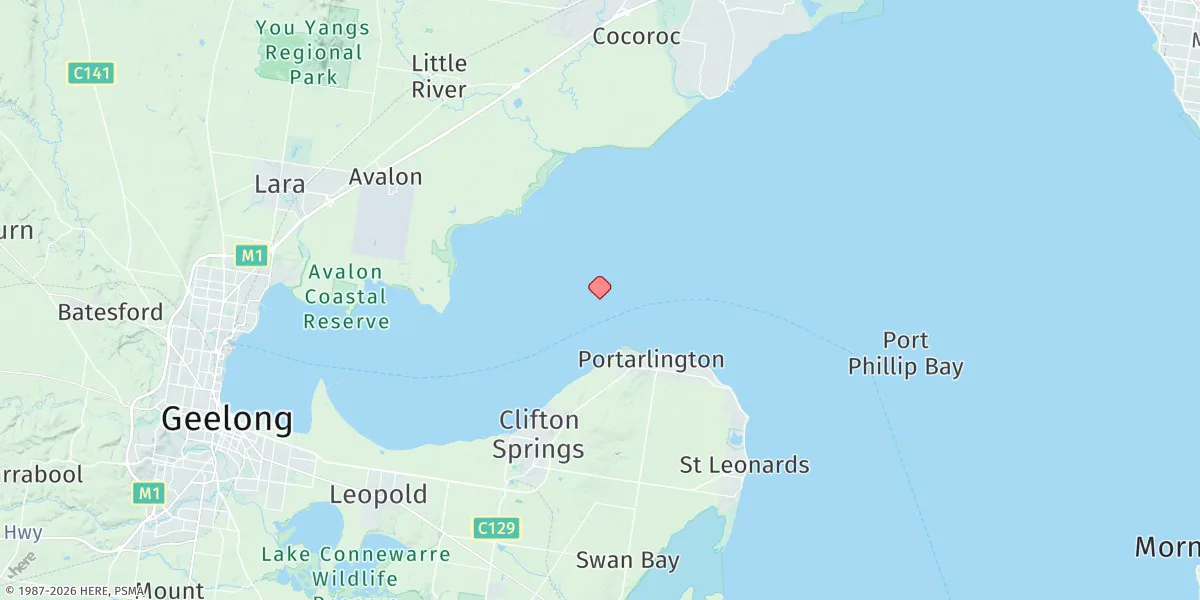 Map preview for Point Richards Channel