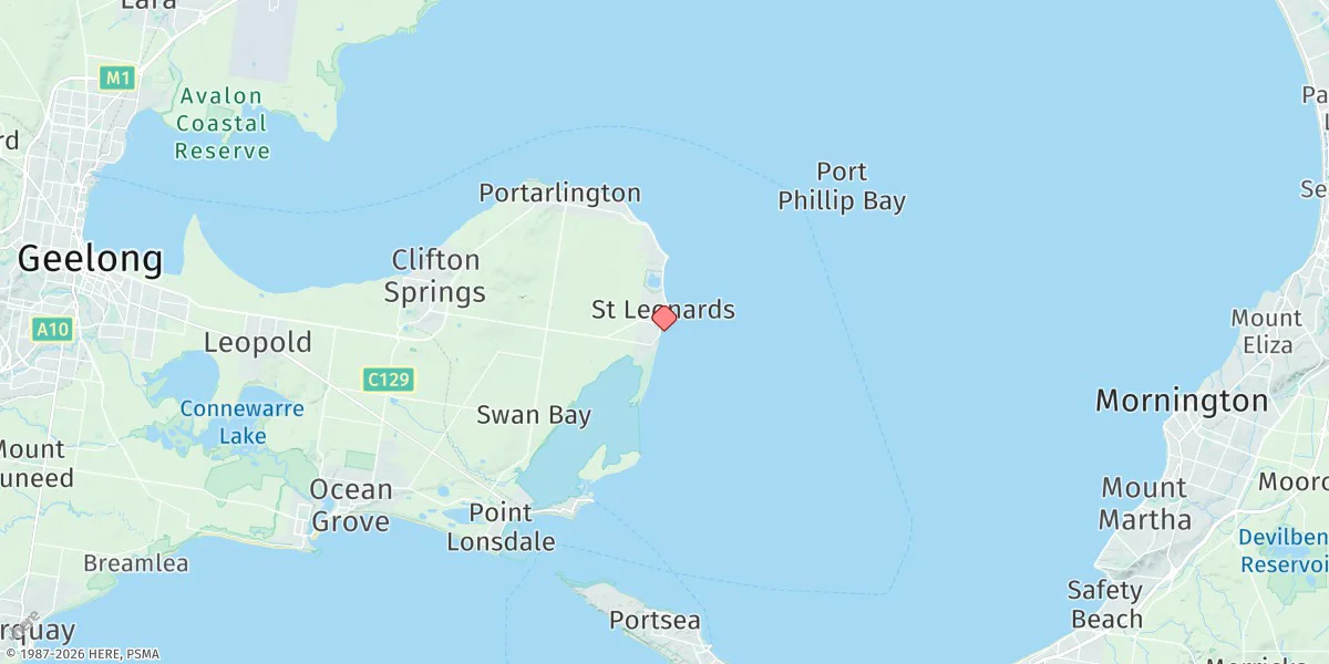 Map preview for St Leonards