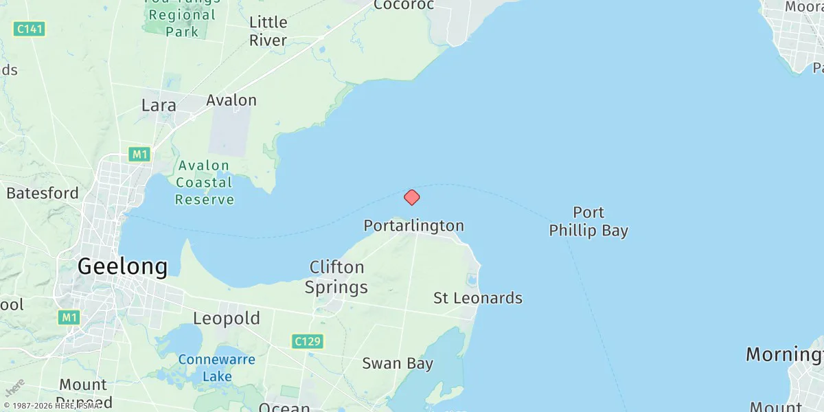 Map preview for Point Richards (Corio Bay)